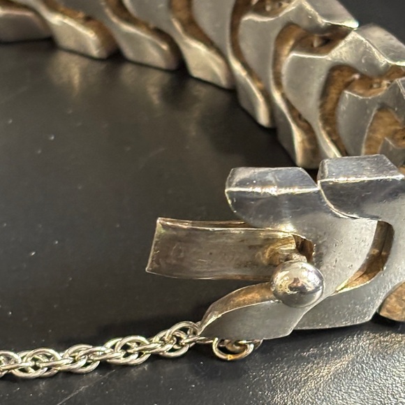 ❌Sold❌Antonio Pineda Vintage 970 Silver Bracelet see pictures and video - Picture 11 of 16